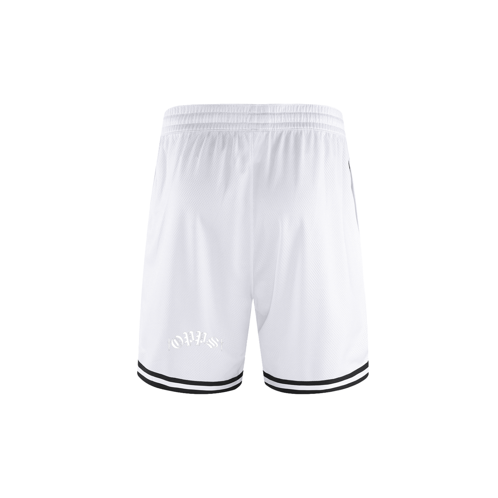 Classic Stripe Trim Basketball Shorts
