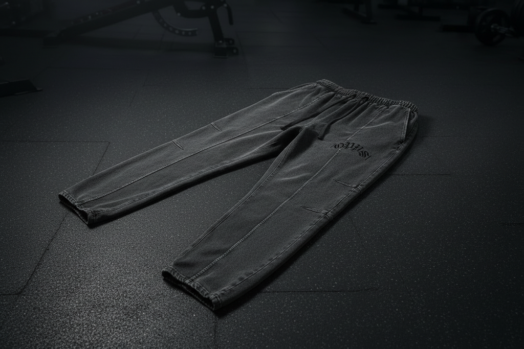 Snow Wash Drawstring  OPPS Cotton Pants (Run Big)