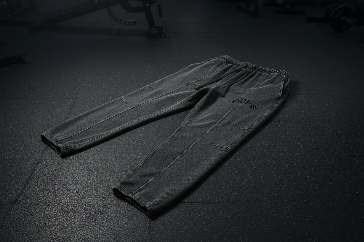 Snow Wash Drawstring  OPPS Cotton Pants (Run Big)