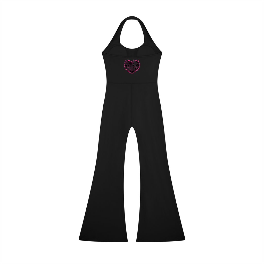 Women’s Halter Flared Jumpsuit