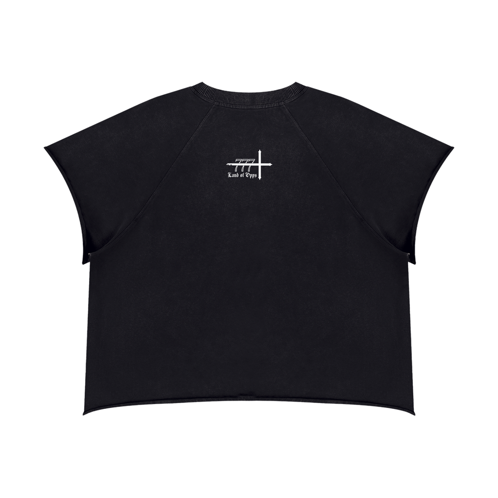 Unisex Vintage Wash Raw Edge Boxy T-Shirt