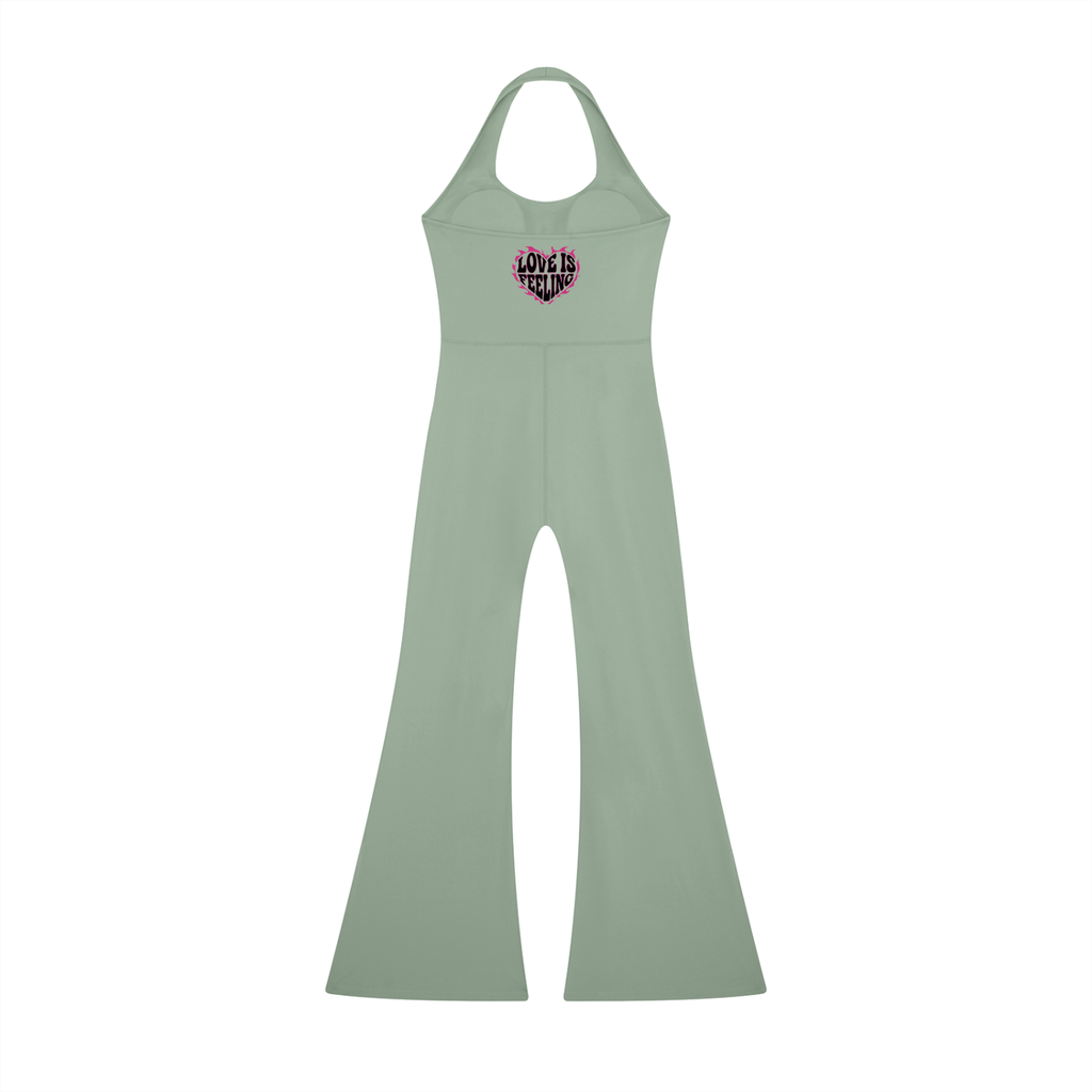 Women’s Halter Flared Jumpsuit