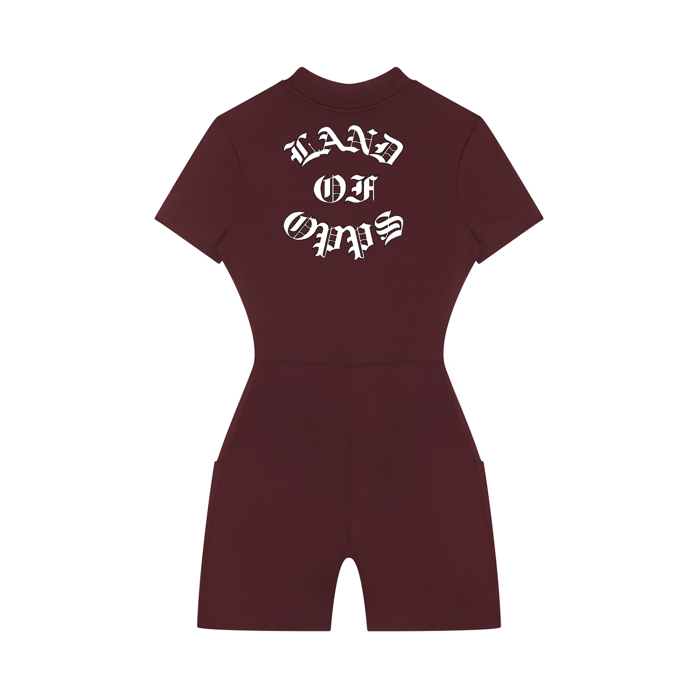 Women's Quarter-Zip Short Sleeve Romper