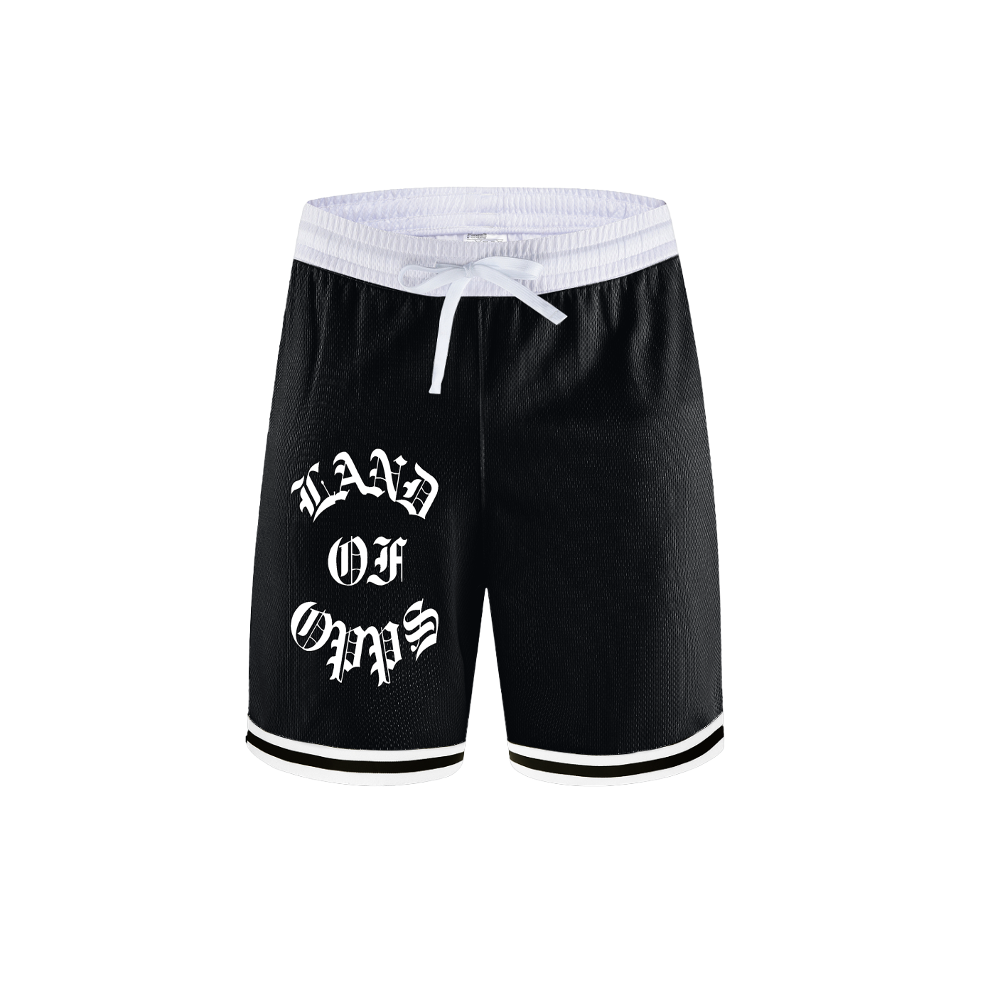 Classic Stripe Trim Basketball Shorts