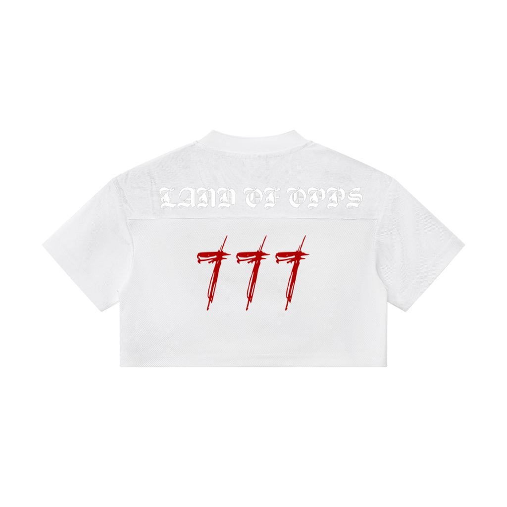 Women’s Cropped Paneled V-Neck Jersey
