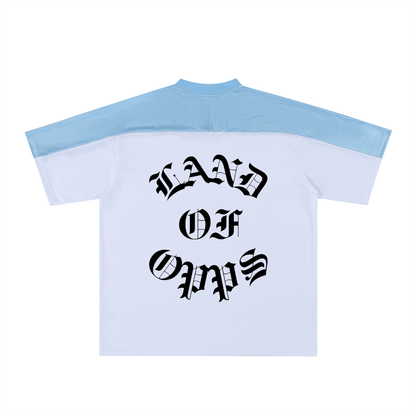 Oversized Mesh V-Neck Soccer Jersey
