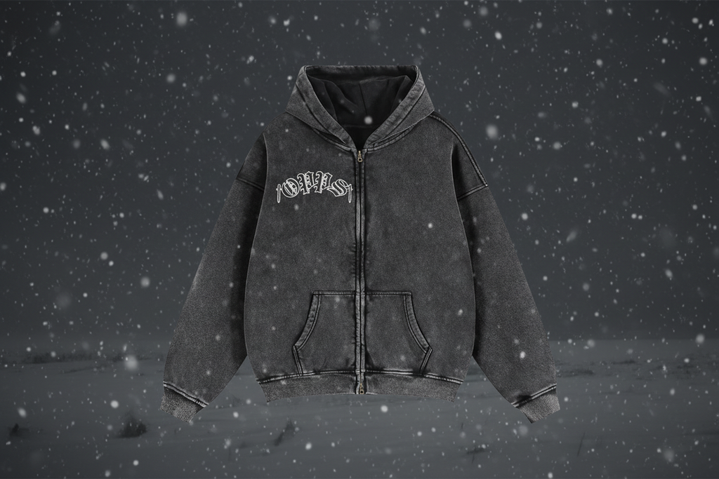 Zip-Through Boxy OPPS Fleece Hoodie