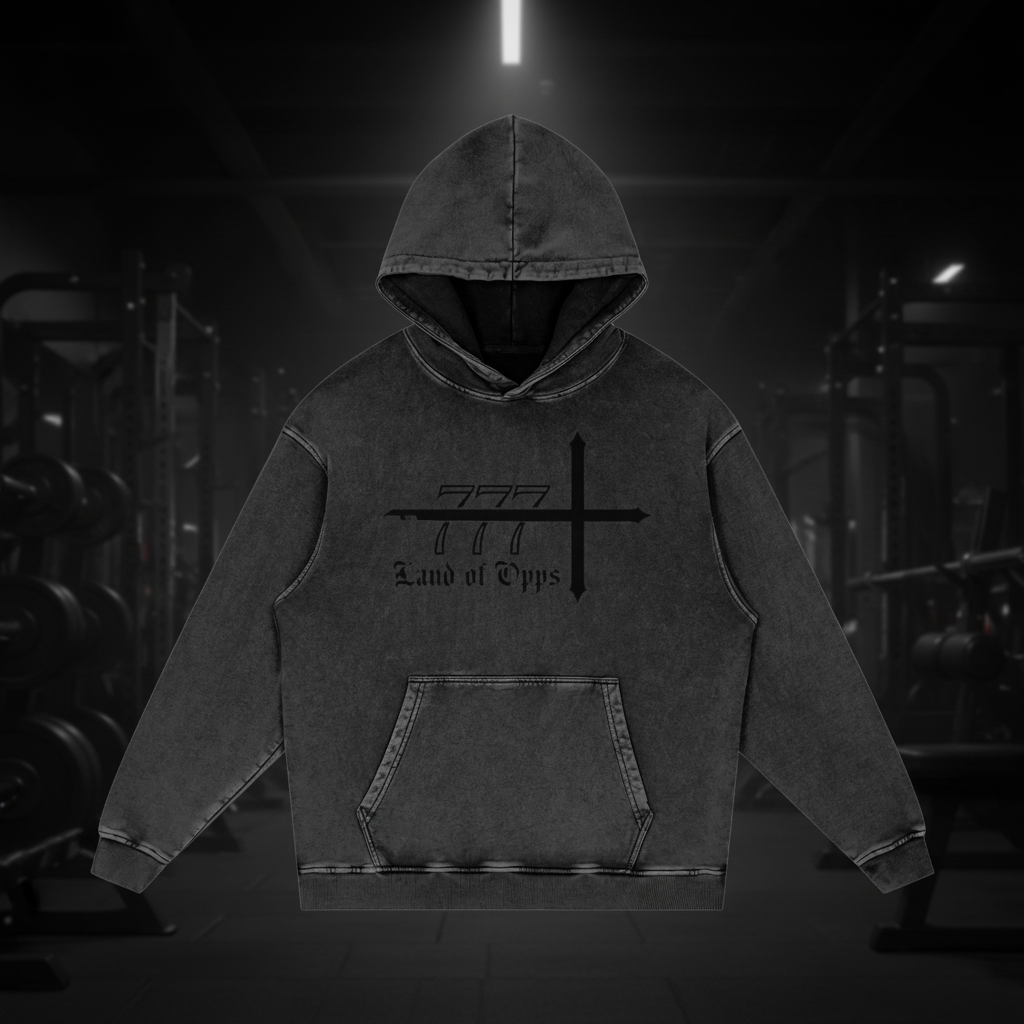 Snow Washed OPPS Cotton Hoodie