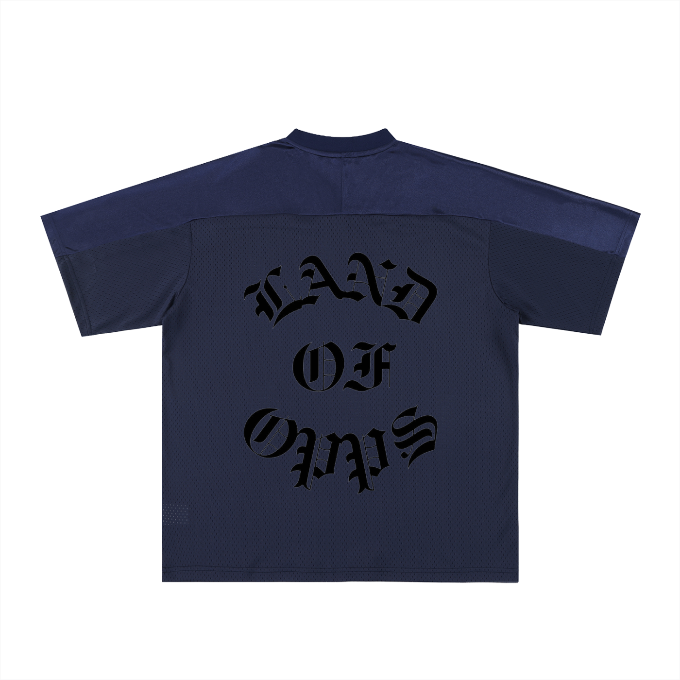 Oversized Mesh V-Neck Soccer Jersey
