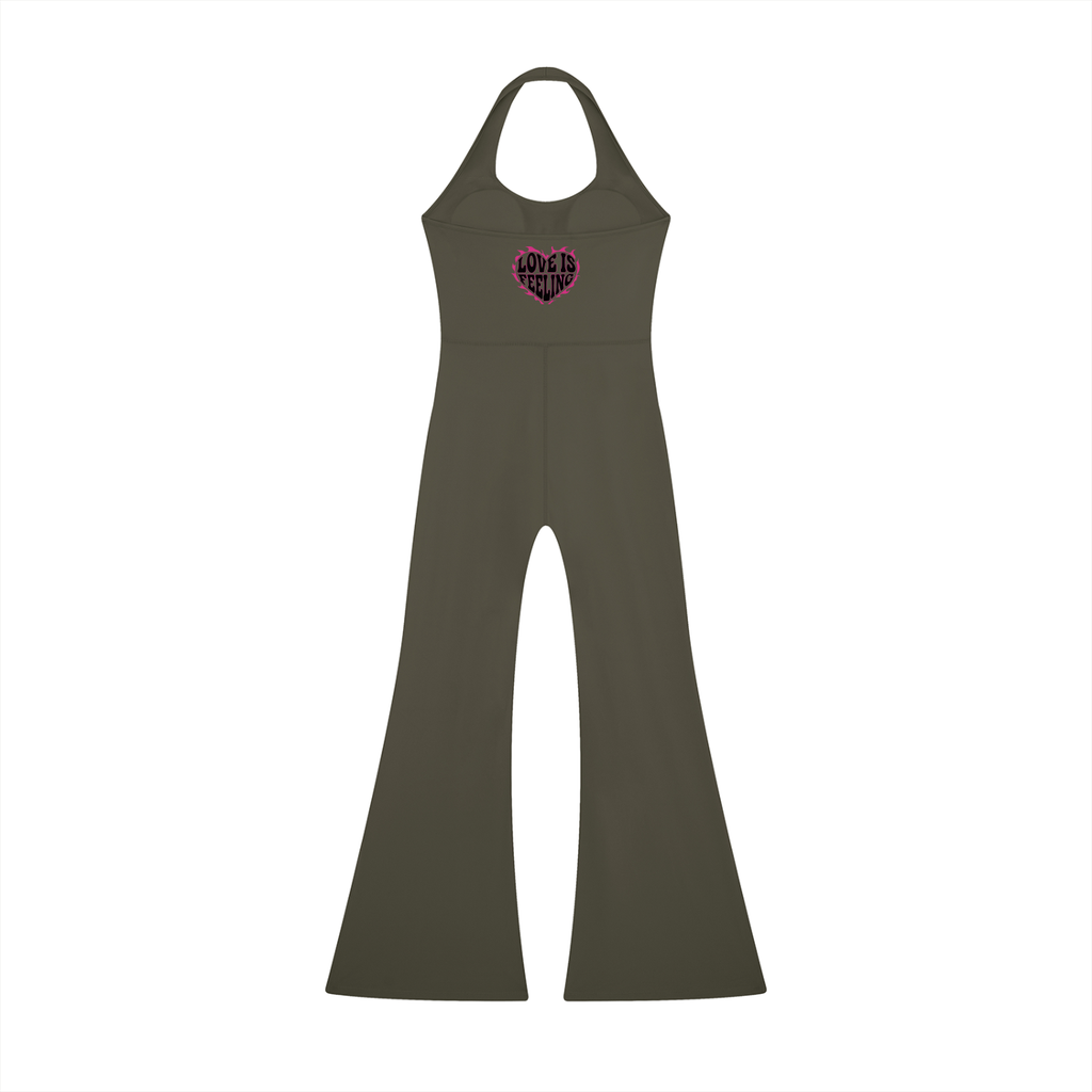 Women’s Halter Flared Jumpsuit