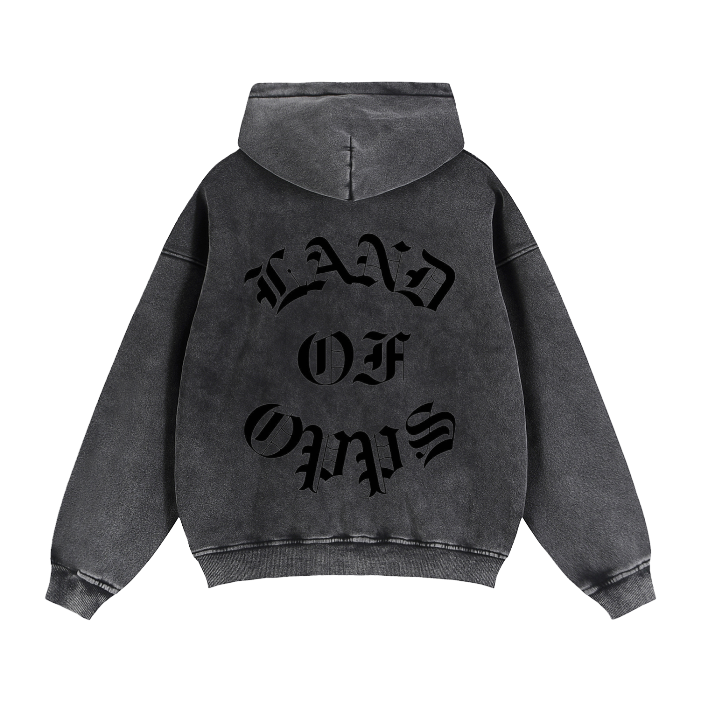 Zip-Through Boxy OPPS Fleece Hoodie