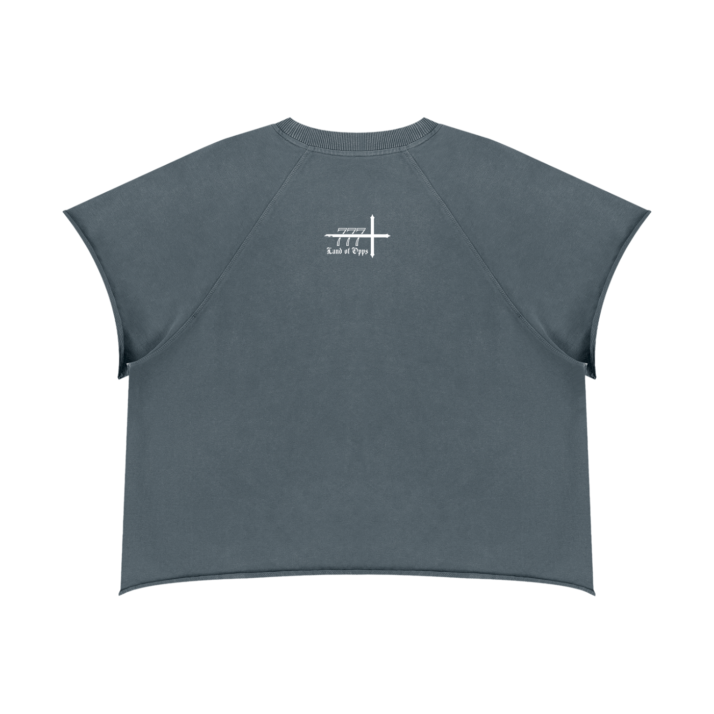 Unisex Vintage Wash Raw Edge Boxy T-Shirt