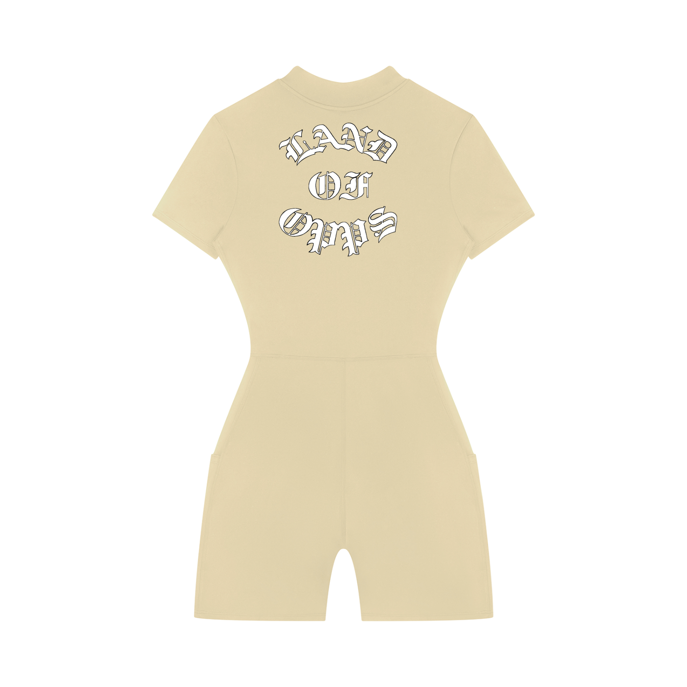 Women's Quarter-Zip Short Sleeve Romper
