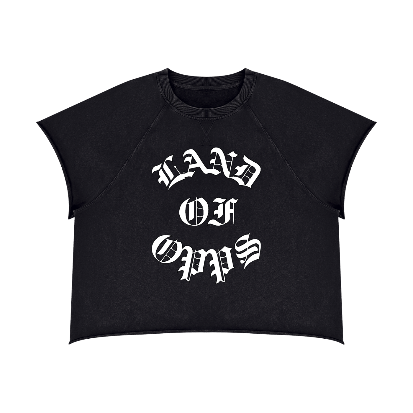 Unisex Vintage Wash Raw Edge Boxy T-Shirt