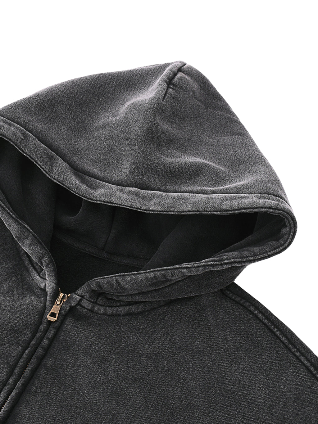 Zip-Through Boxy OPPS Fleece Hoodie