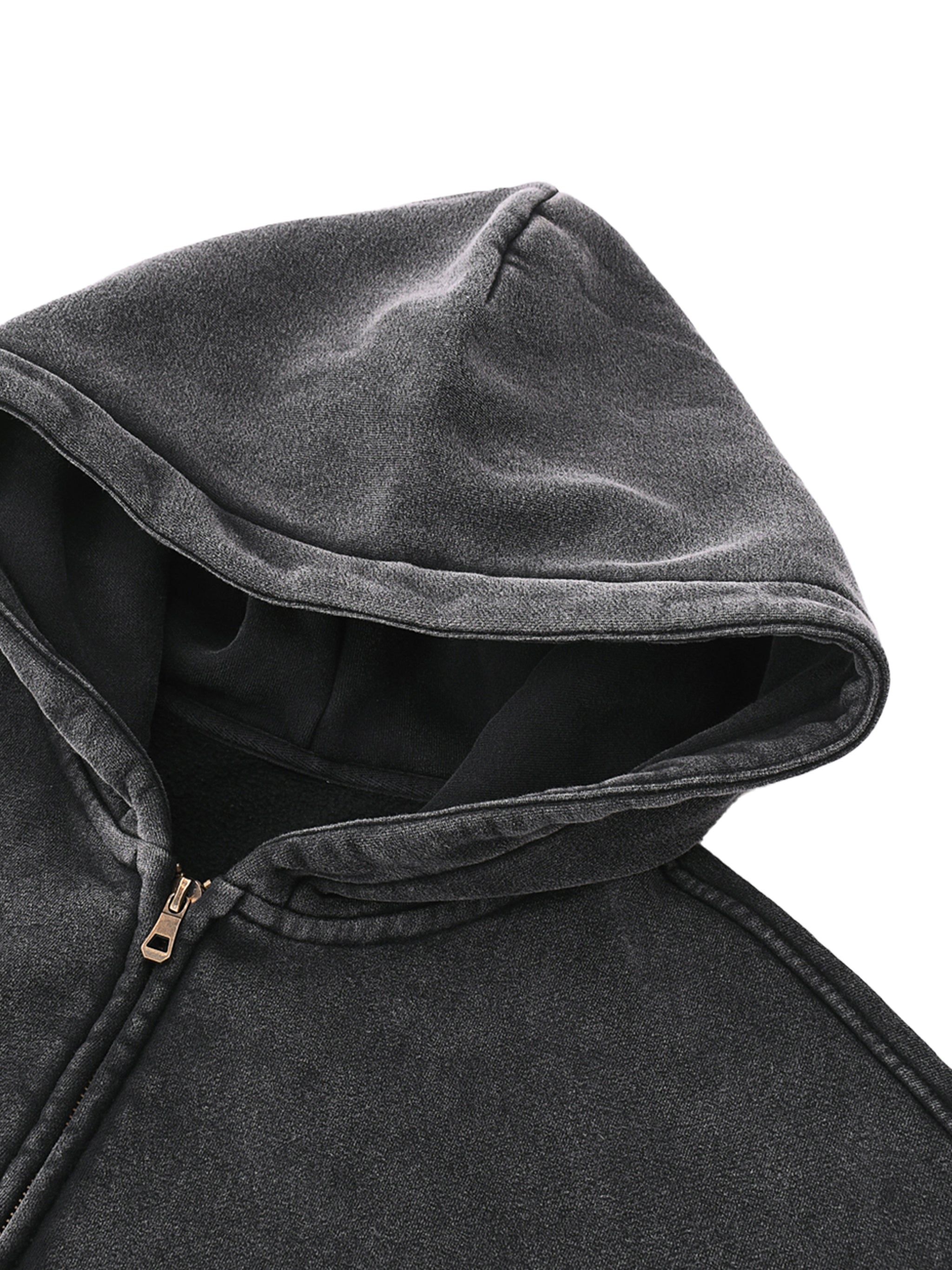 Zip-Through Boxy OPPS Fleece Hoodie