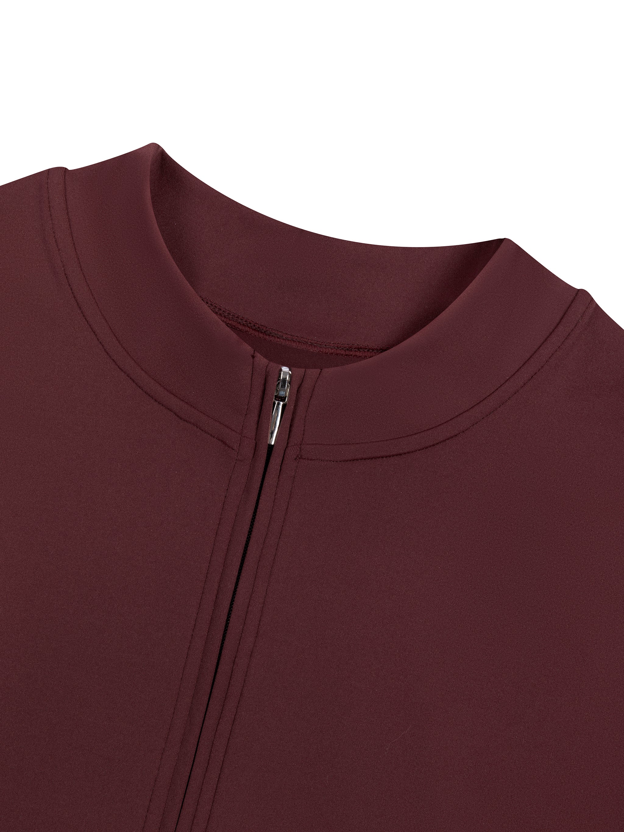 Women's Quarter-Zip Short Sleeve Romper