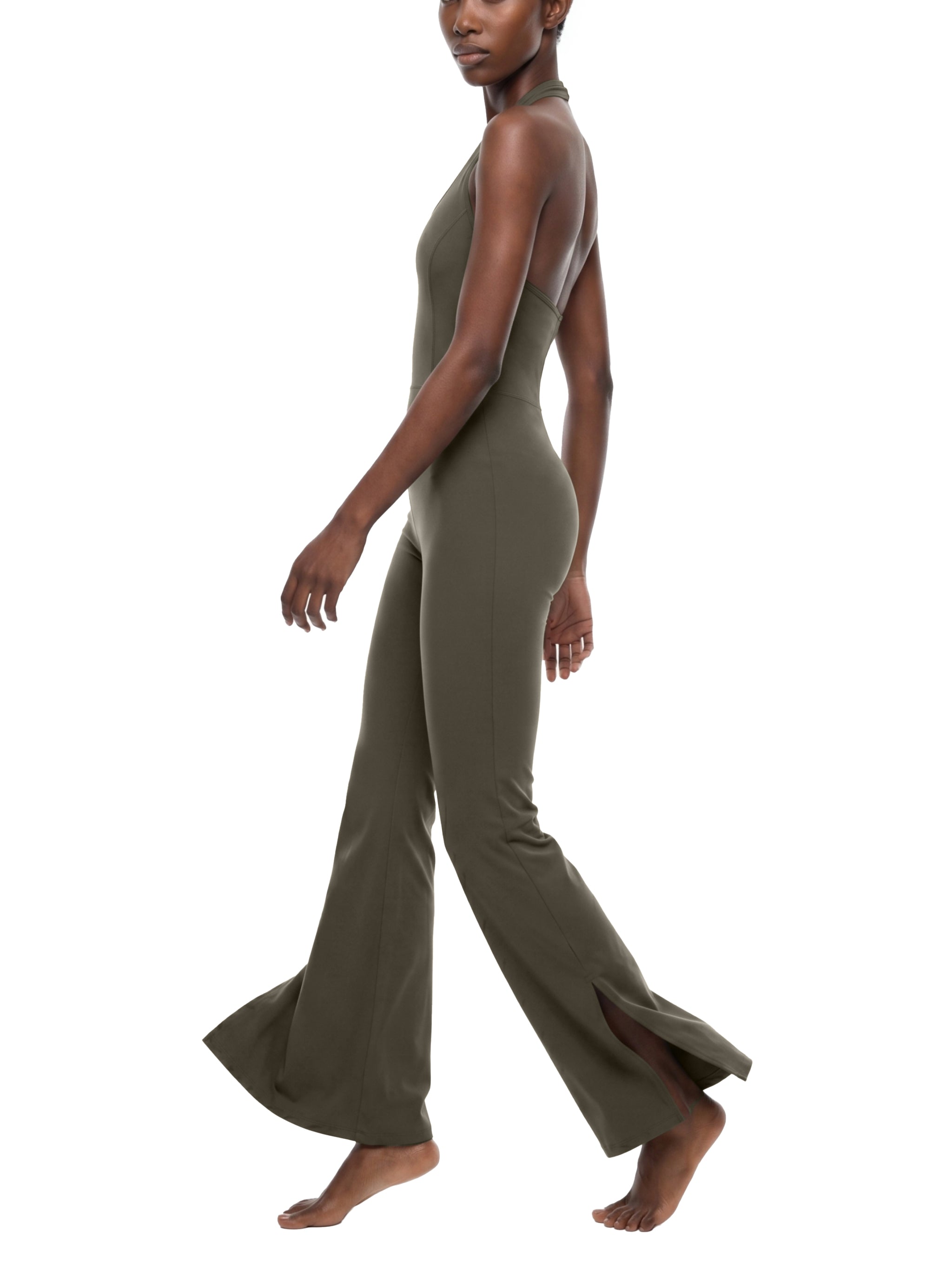 Women’s Halter Flared Jumpsuit